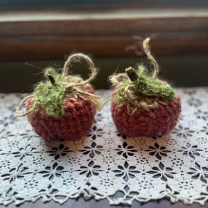 Handmade Crochet Pumpkins